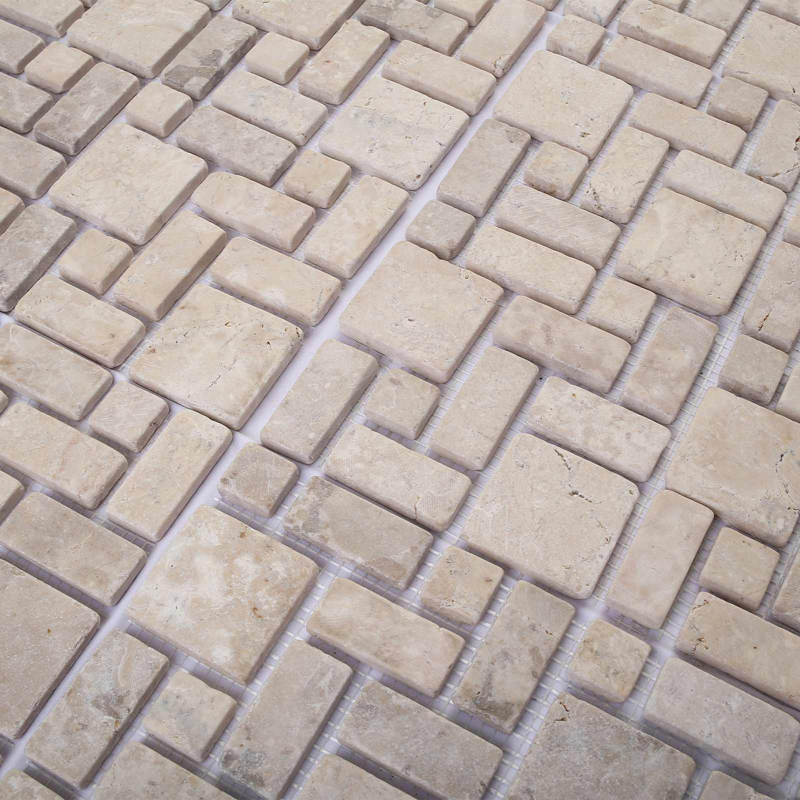 Mozaïek Tegels Crèmekleurig 30 x 30 cm Marmer