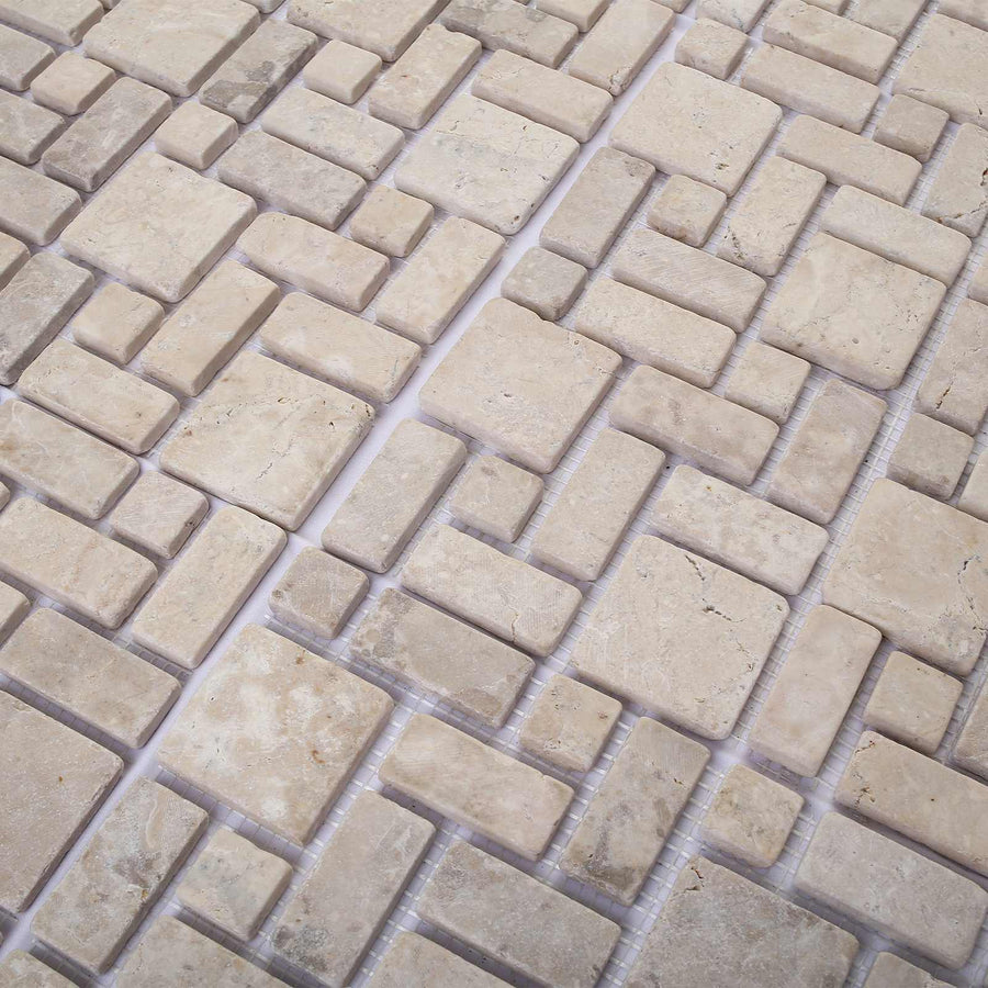 Mozaïek Tegels Crèmekleurig 30 x 30 cm Marmer