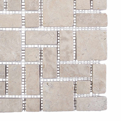 Mozaïek Tegels Crèmekleurig 30 x 30 cm Marmer
