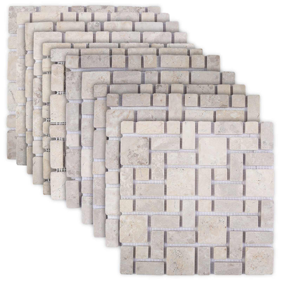 Mozaïek Tegels Crèmekleurig 30 x 30 cm Marmer