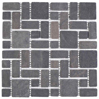 Mozaïek Tegels Grijs 30 x 30 cm Marmer