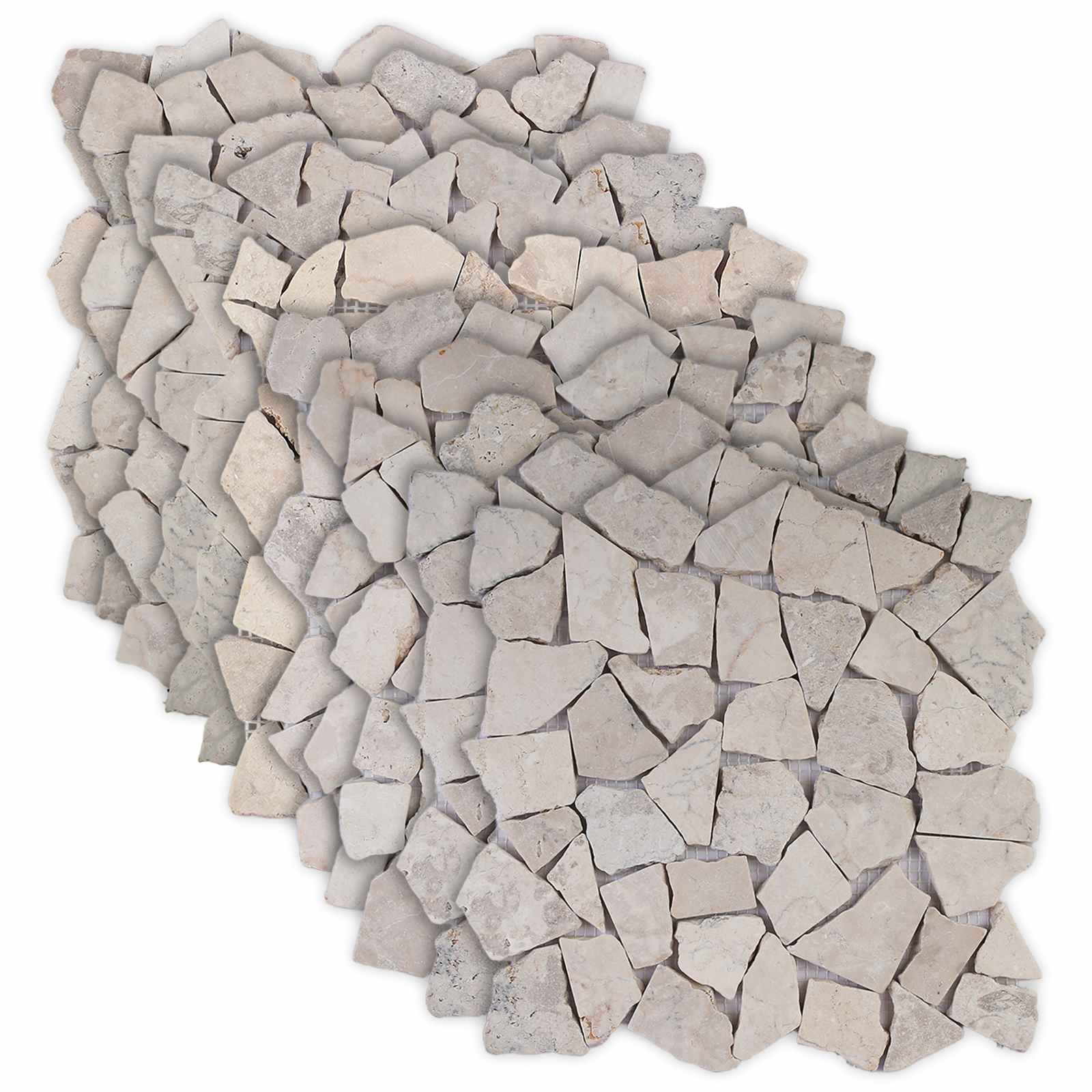 Mozaïek Tegels Crèmekleurig 30 x 30 cm Marmer