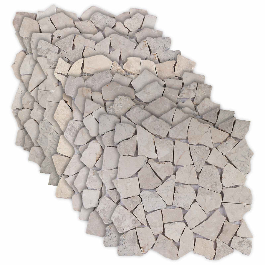 Mozaïek Tegels Crèmekleurig 30 x 30 cm Marmer