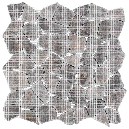 Mozaïek Tegels Lichtgrijs 30 x 30 cm Marmer