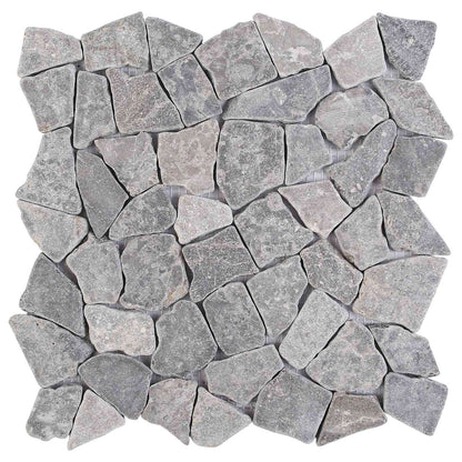 Mozaïek Tegels Lichtgrijs 30 x 30 cm Marmer