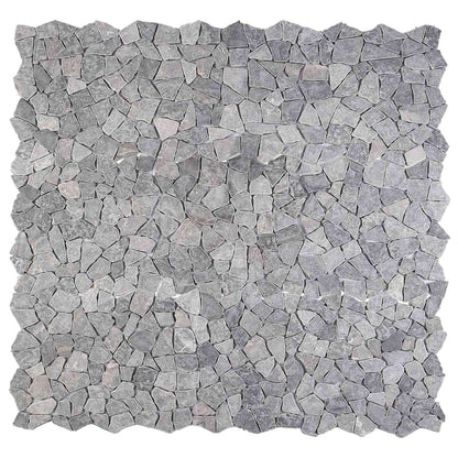 Mozaïek Tegels Lichtgrijs 30 x 30 cm Marmer
