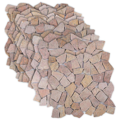 Mozaïek Tegels Rood 30 x 30 cm Marmer