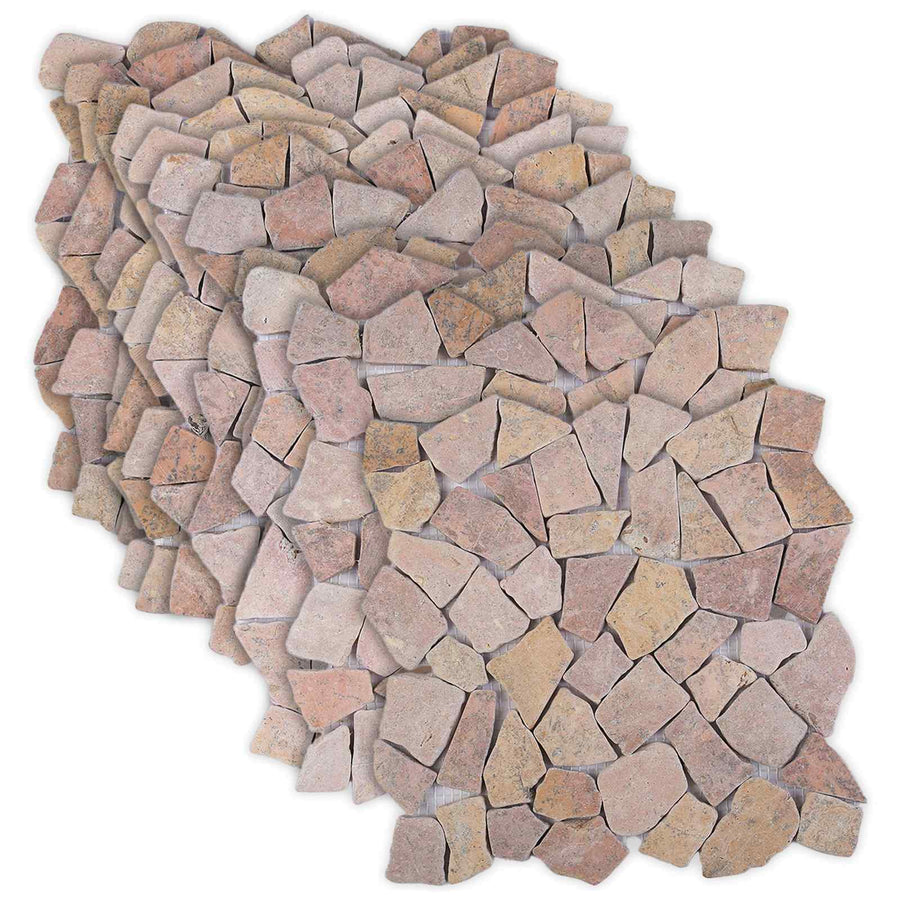Mozaïek Tegels Rood 30 x 30 cm Marmer