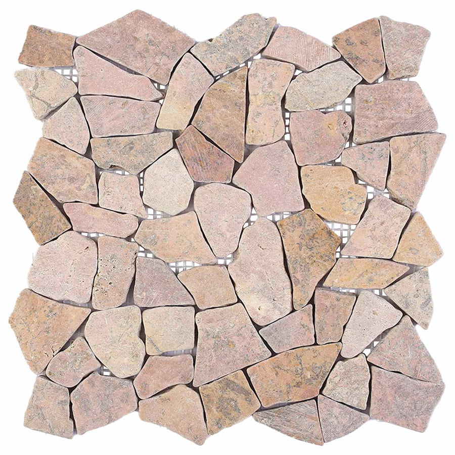 Mozaïek Tegels Rood 30 x 30 cm Marmer