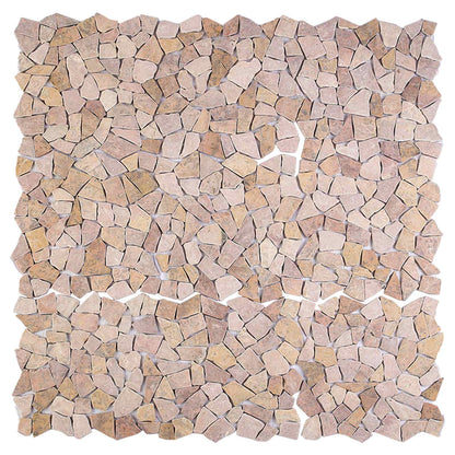 Mozaïek Tegels Rood 30 x 30 cm Marmer