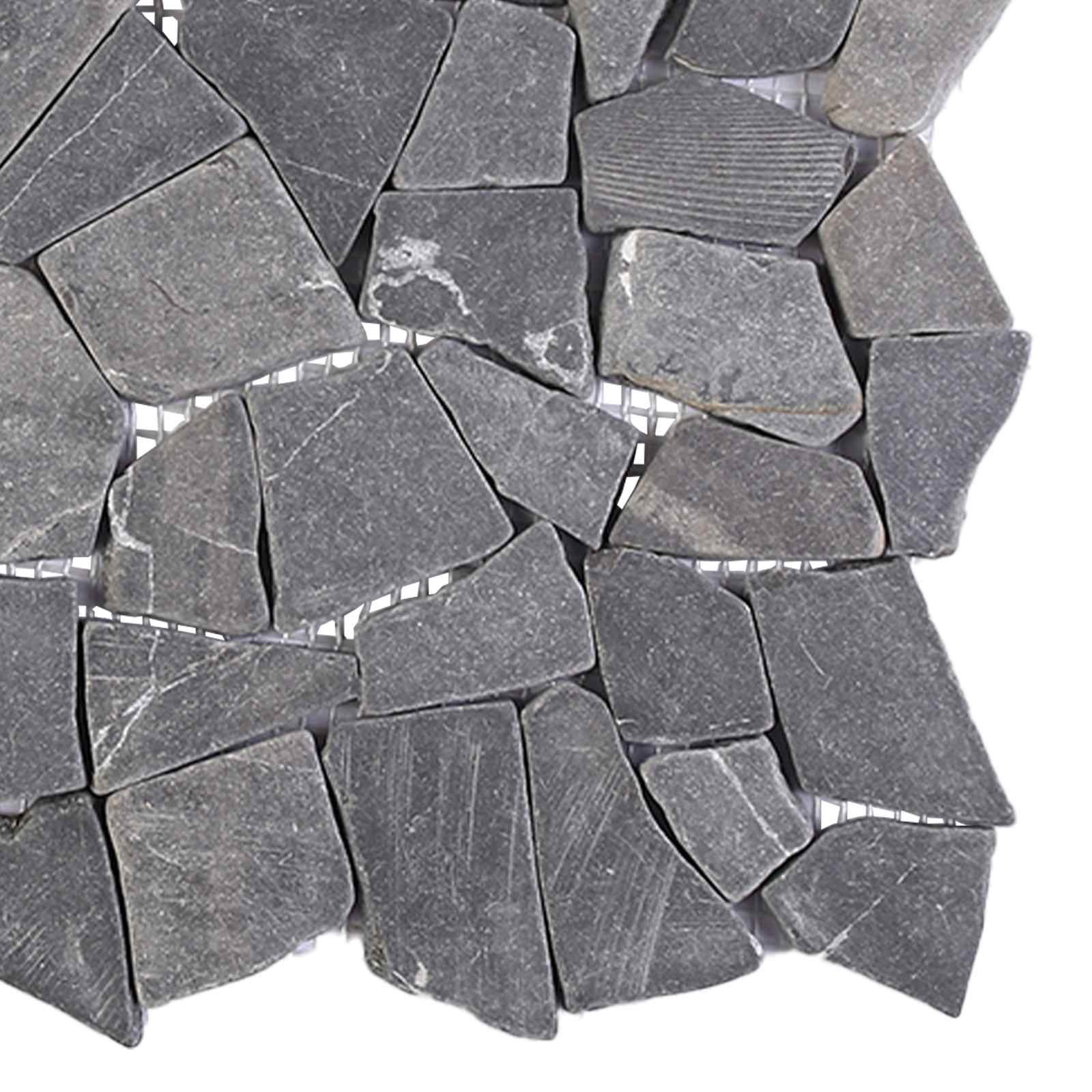Mozaïek Tegels Donkergrijs 30 x 30 cm Marmer