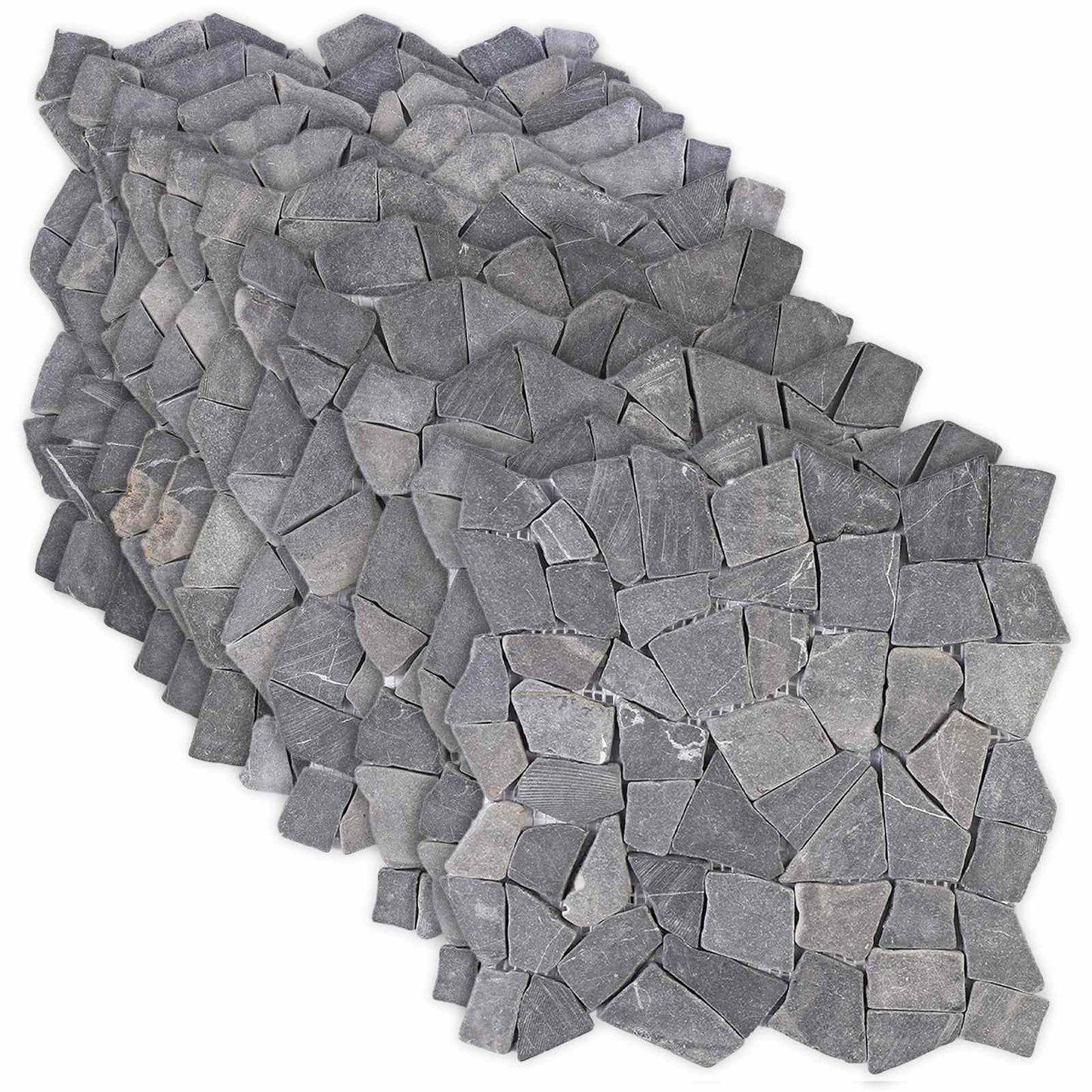 Mozaïek Tegels Donkergrijs 30 x 30 cm Marmer