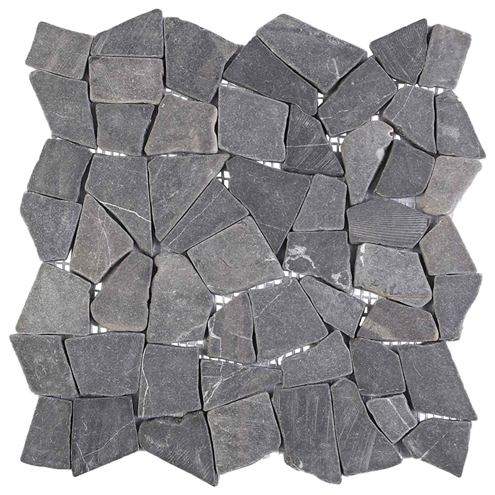 Mozaïek Tegels Donkergrijs 30 x 30 cm Marmer