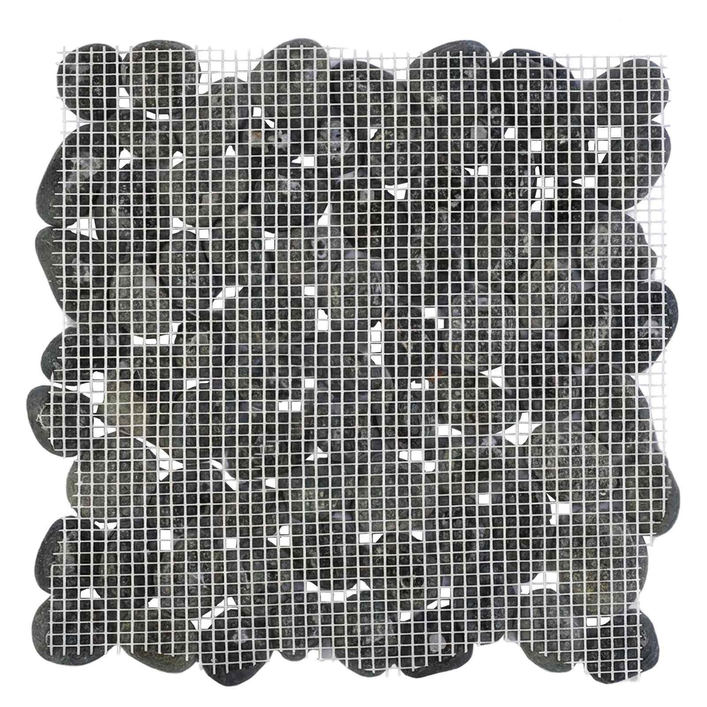 Kiezeltegels Grijs 30 x 30 cm Rivierenkiezel