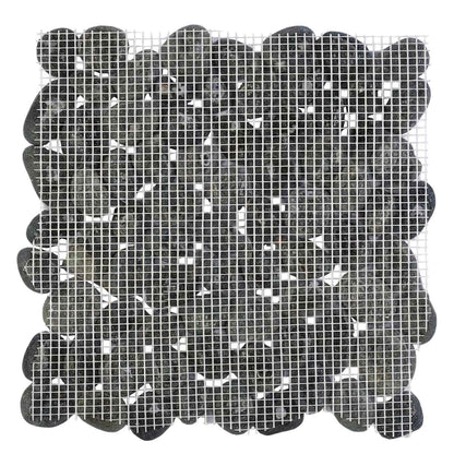 Kiezeltegels Grijs 30 x 30 cm Rivierenkiezel