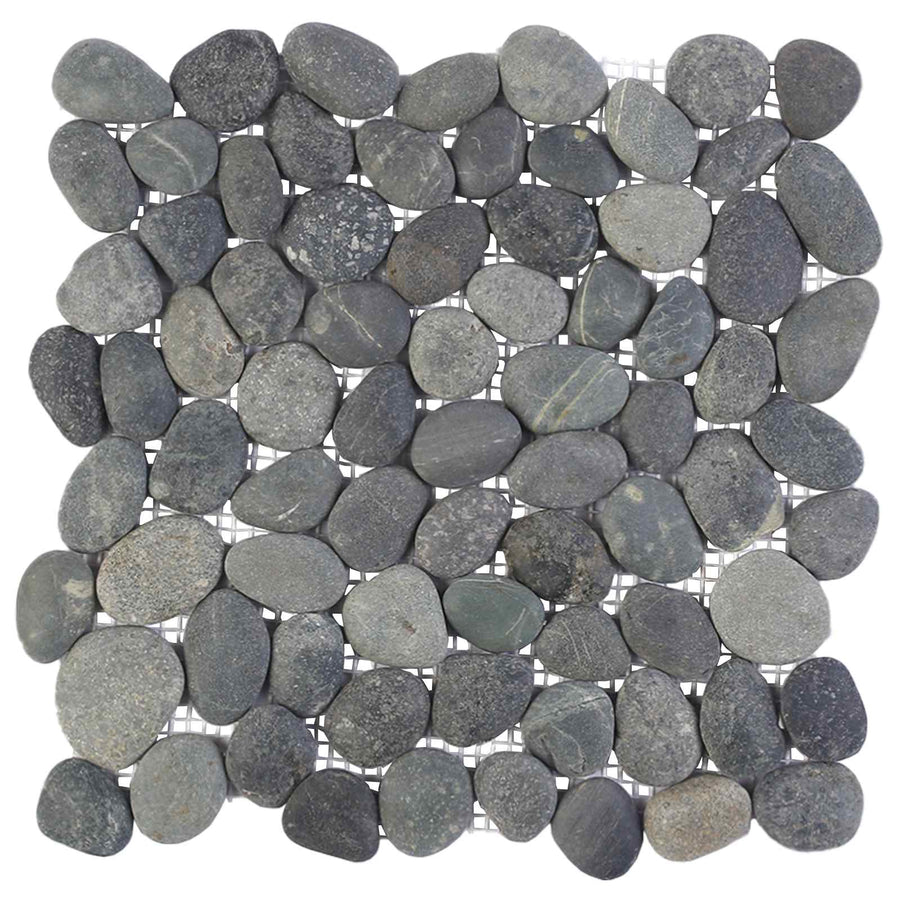 Kiezeltegels Grijs 30 x 30 cm Rivierenkiezel