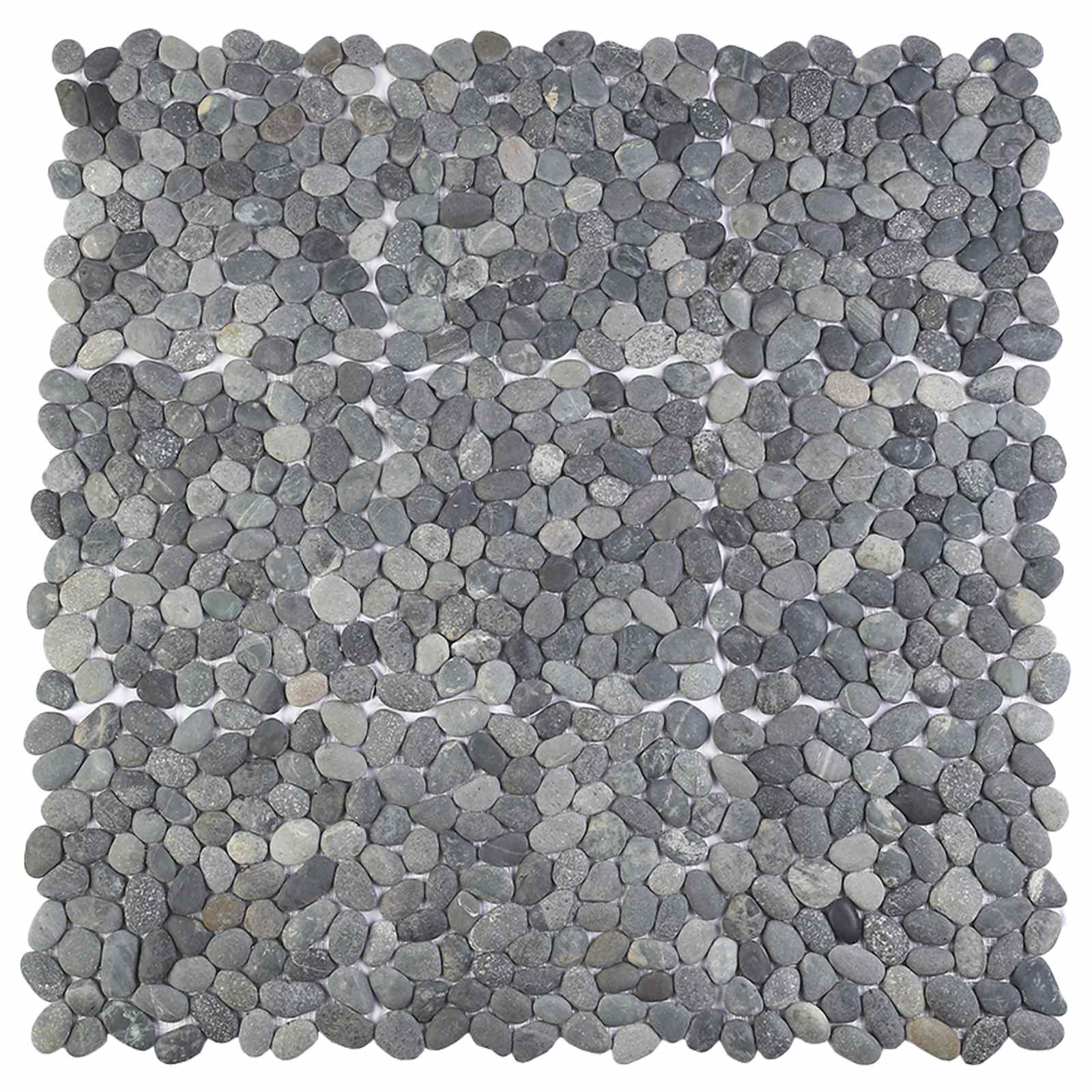 Kiezeltegels Grijs 30 x 30 cm Rivierenkiezel