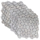 Tegels 30x30 cm wit rivierkei