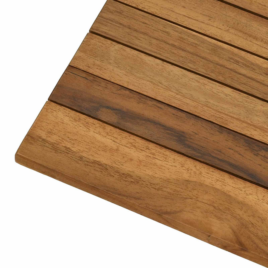 Tafelblad 40 x 40 x 3,5 cm Vierkant Massief Teakhout Naturel