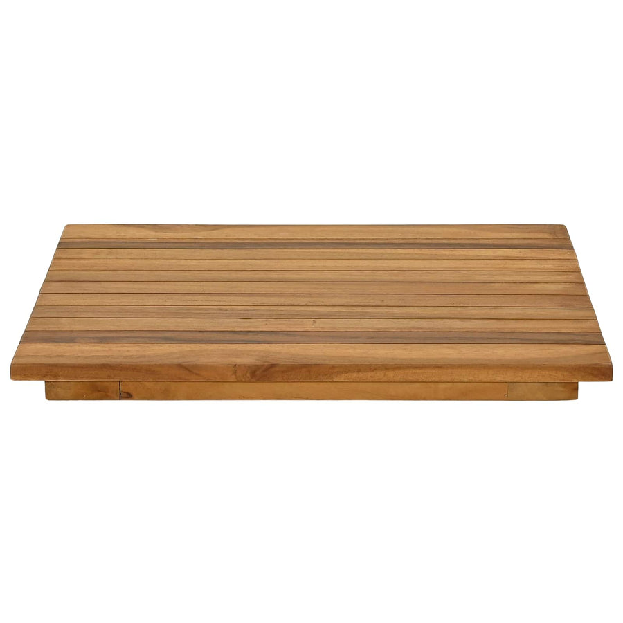 Tafelblad 40 x 40 x 3,5 cm Vierkant Massief Teakhout Naturel