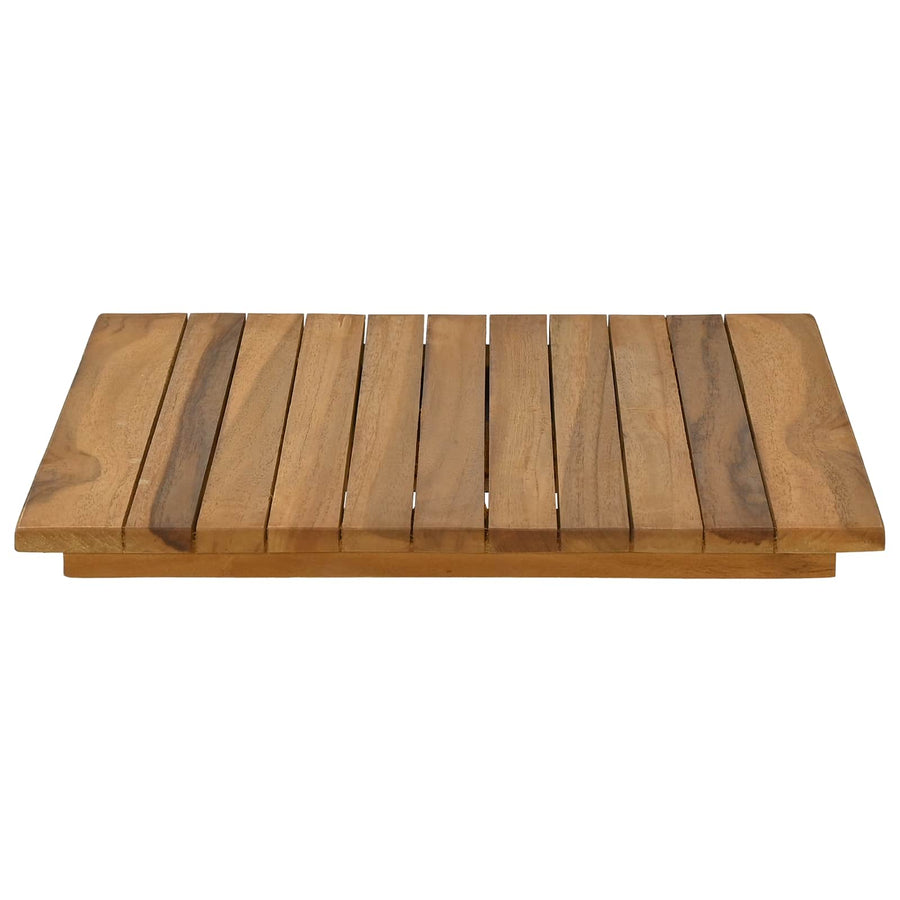 Tafelblad 40 x 40 x 3,5 cm Vierkant Massief Teakhout Naturel