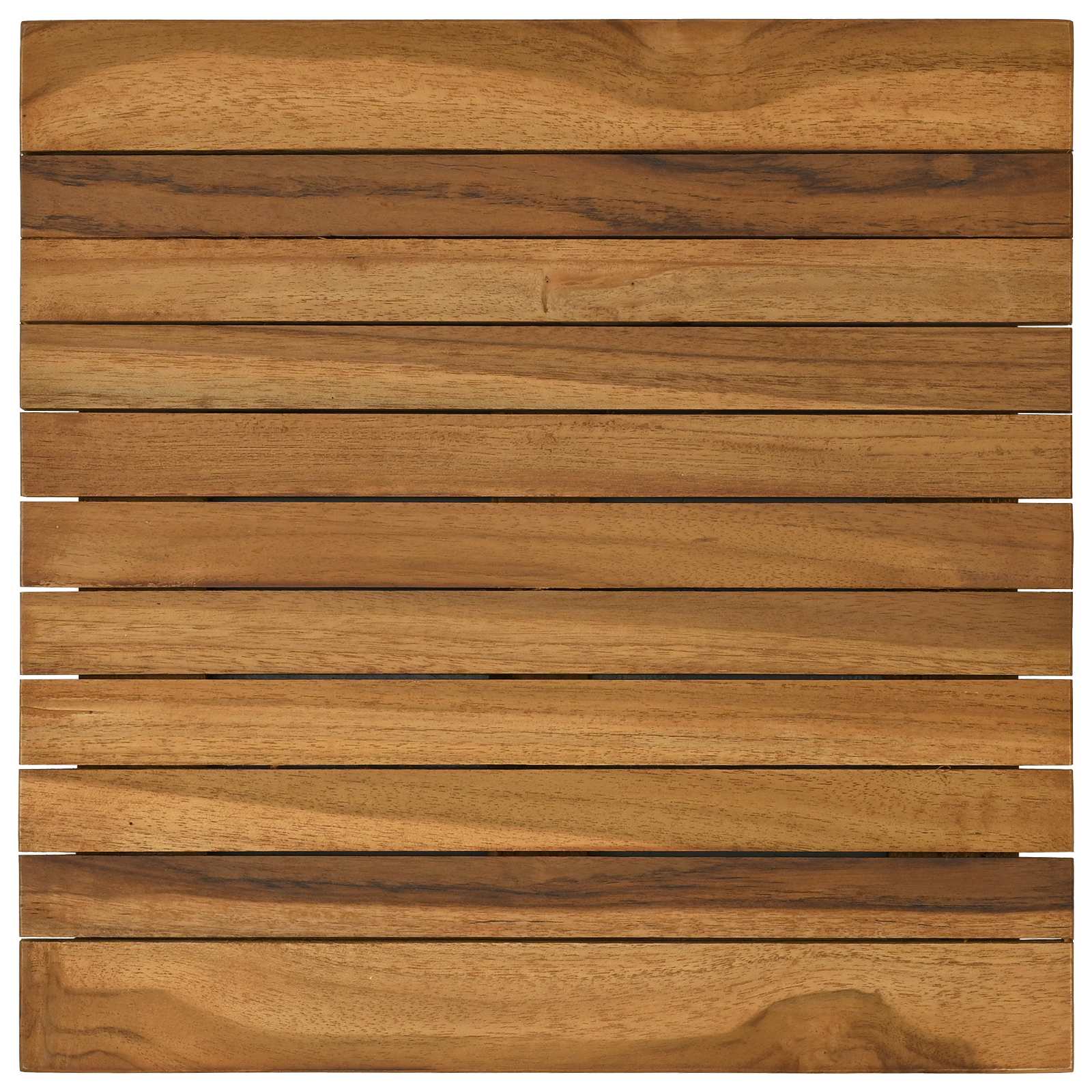 Tafelblad 40 x 40 x 3,5 cm Vierkant Massief Teakhout Naturel