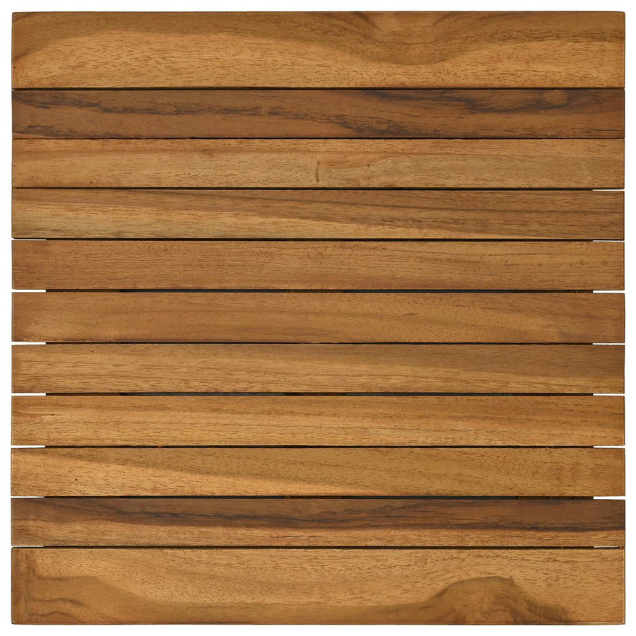 Tafelblad 40 x 40 x 3,5 cm Vierkant Massief Teakhout Naturel