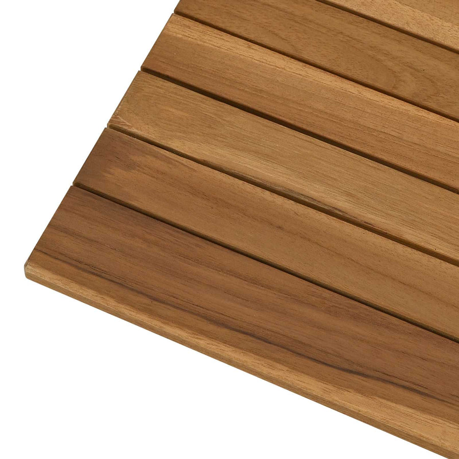 Tafelblad 50 x 50 x 3,5 cm Vierkant Massief Teakhout Naturel