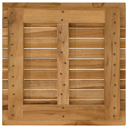 Tafelblad 50 x 50 x 3,5 cm Vierkant Massief Teakhout Naturel