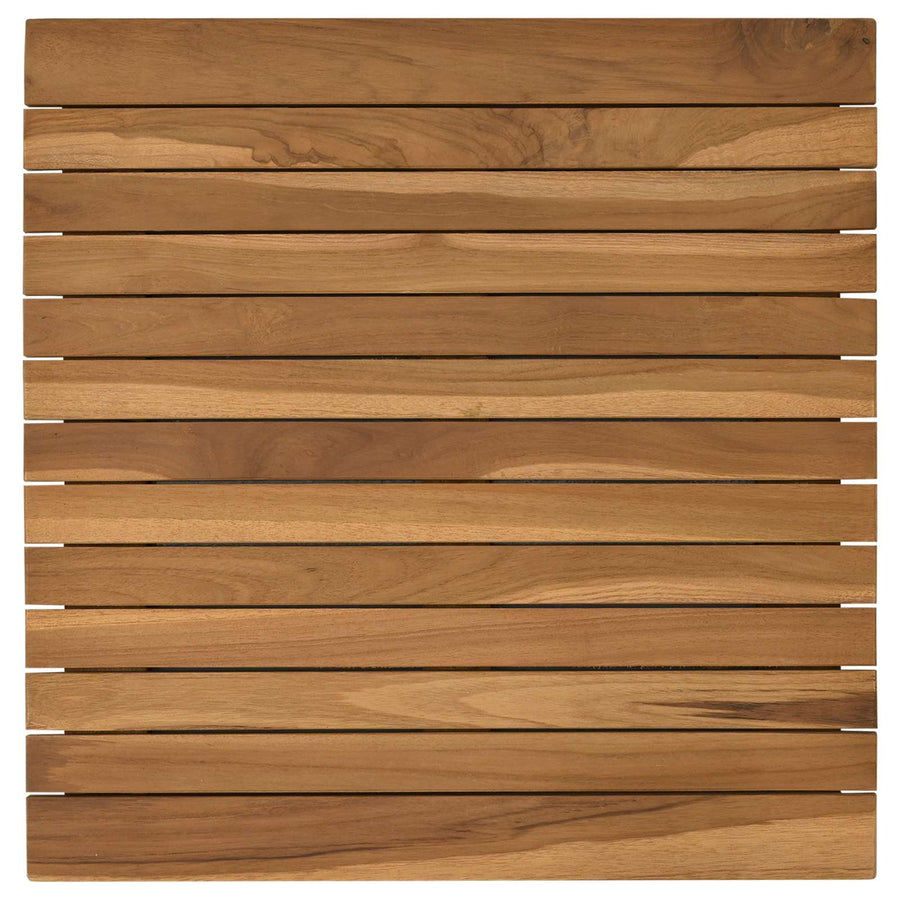 Tafelblad 50 x 50 x 3,5 cm Vierkant Massief Teakhout Naturel
