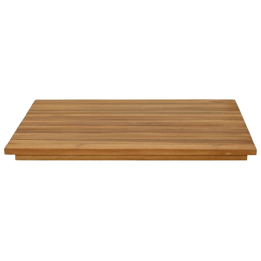 Tafelblad 60 x 60 x 3,5 cm Vierkant Massief Teakhout Naturel