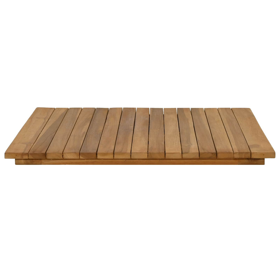 Tafelblad 60 x 60 x 3,5 cm Vierkant Massief Teakhout Naturel