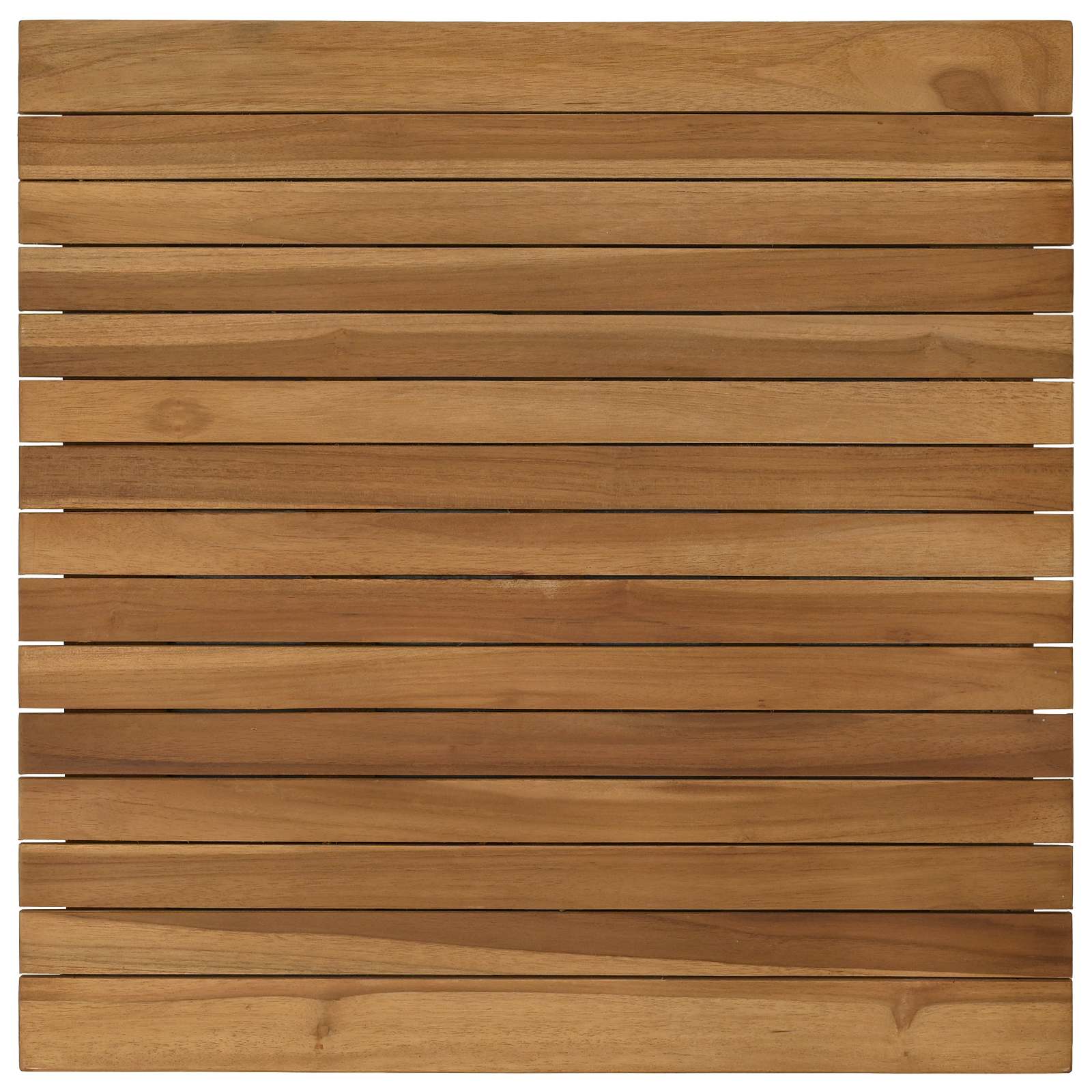Tafelblad 60 x 60 x 3,5 cm Vierkant Massief Teakhout Naturel
