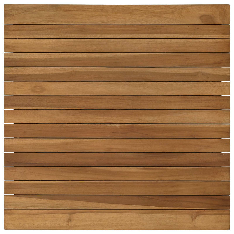 Tafelblad 60 x 60 x 3,5 cm Vierkant Massief Teakhout Naturel