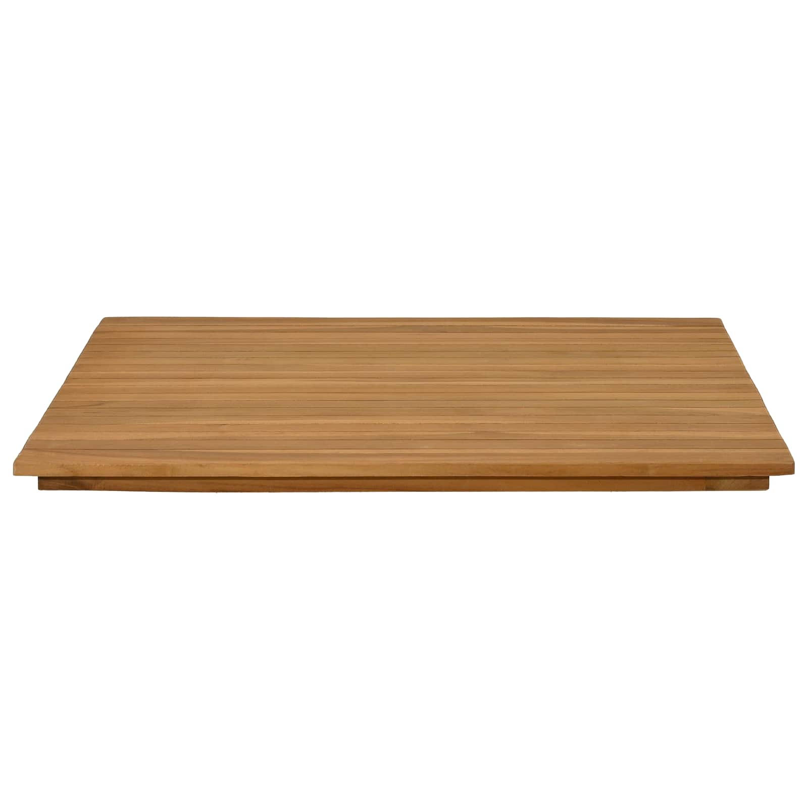 Tafelblad 70 x 70 x 3,5 cm Vierkant Massief Teakhout Naturel