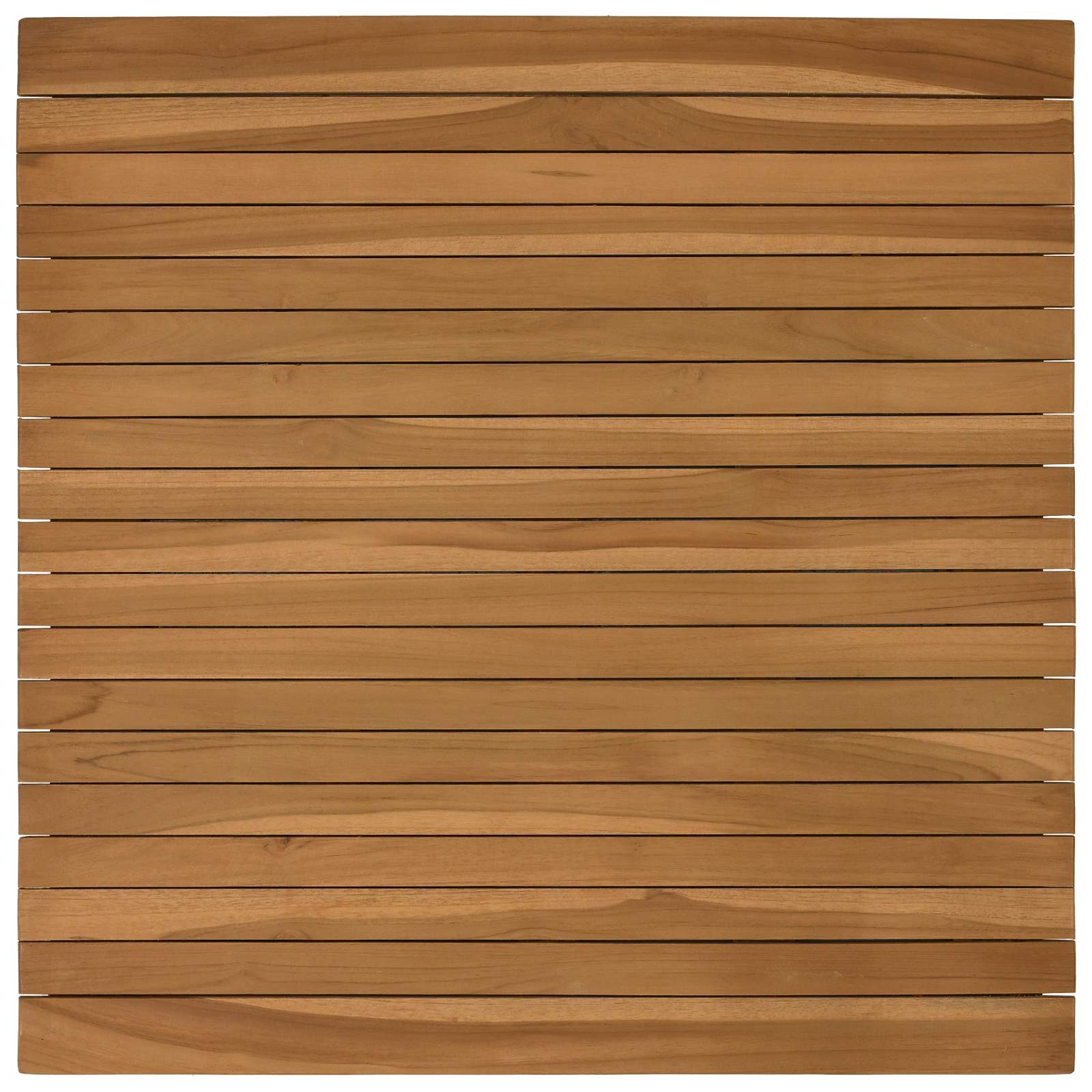 Tafelblad 70 x 70 x 3,5 cm Vierkant Massief Teakhout Naturel
