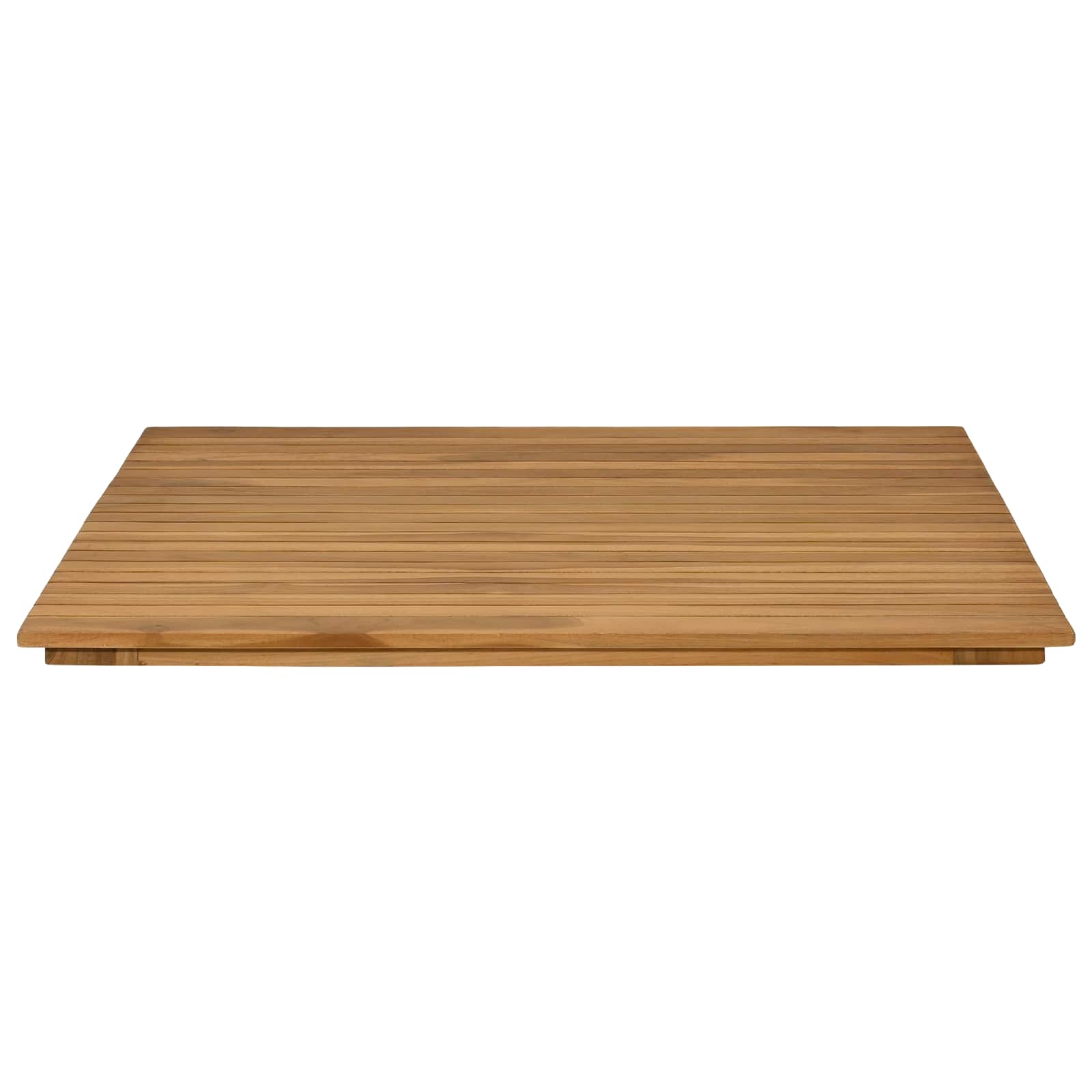 Tafelblad 80 x 80 x 3,5 cm Vierkant Massief Teakhout Naturel