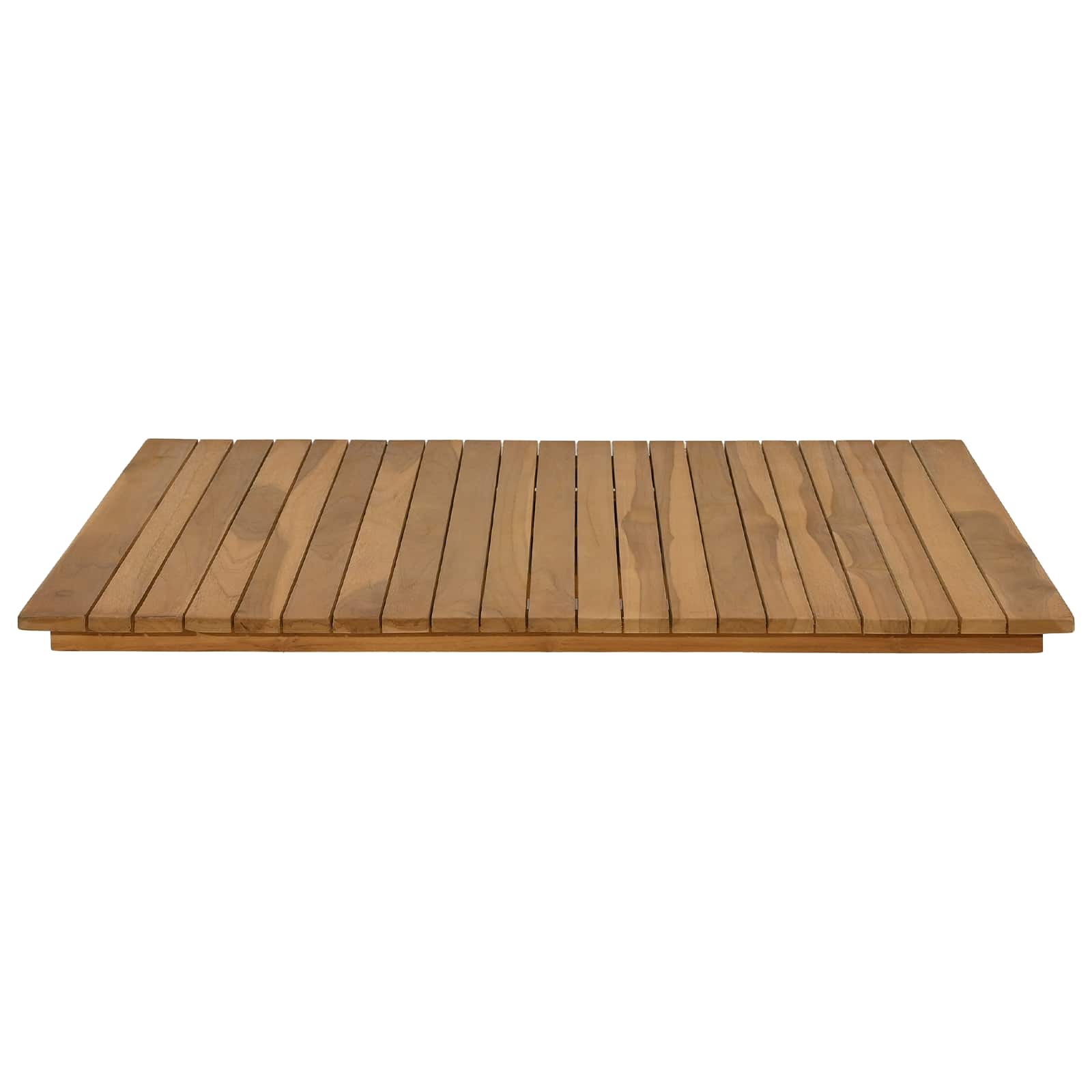 Tafelblad 80 x 80 x 3,5 cm Vierkant Massief Teakhout Naturel