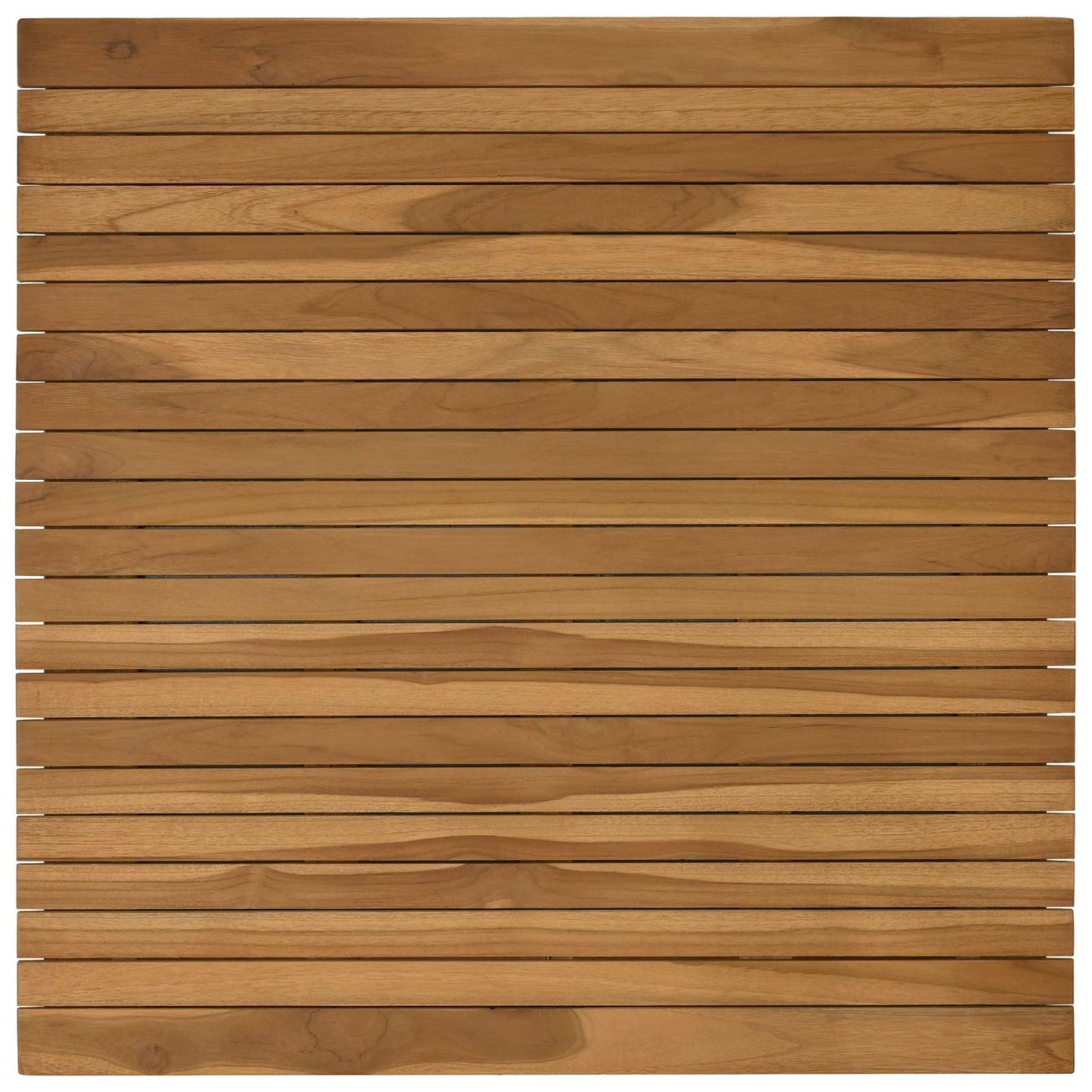 Tafelblad 80 x 80 x 3,5 cm Vierkant Massief Teakhout Naturel