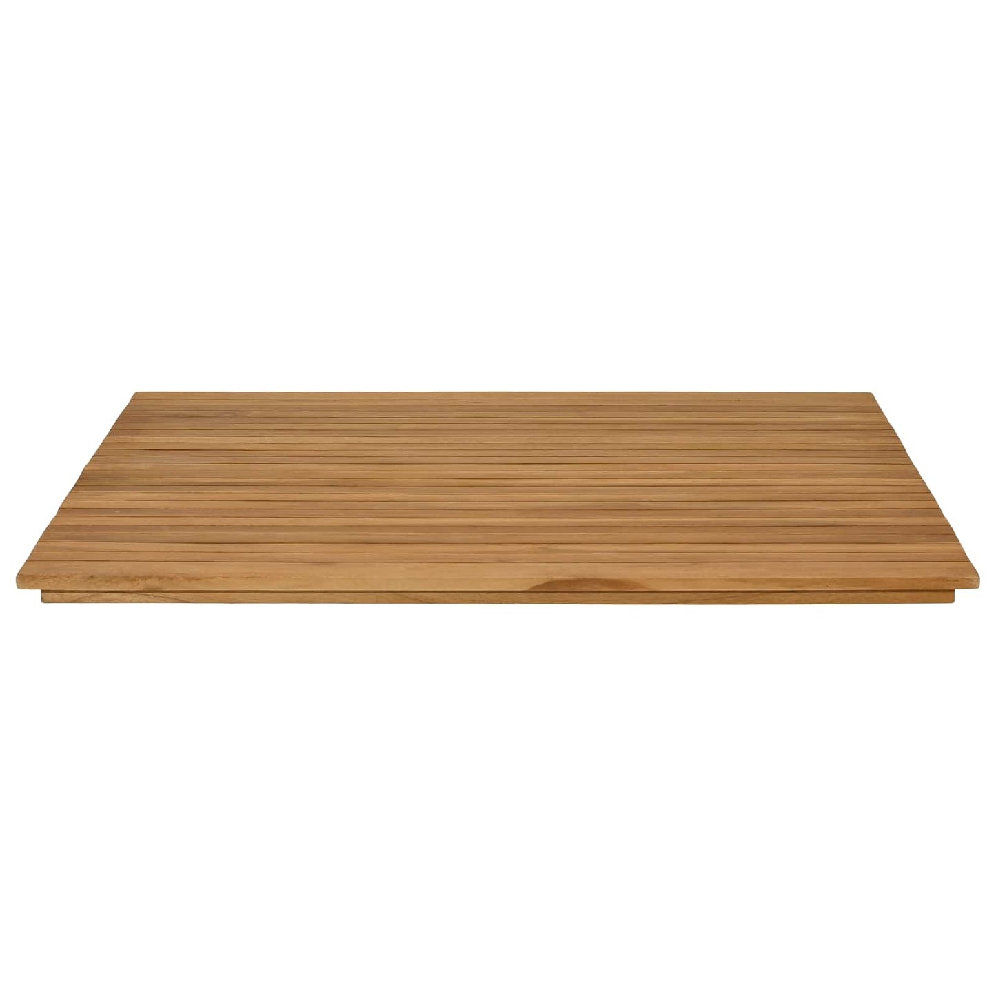 Tafelblad 90 x 90 x 3,5 cm Vierkant Massief Teakhout Naturel