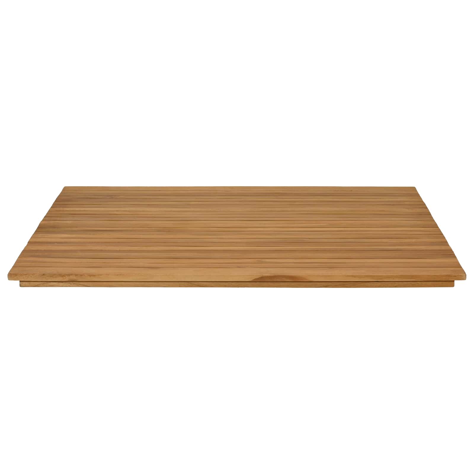 Tafelblad 90 x 90 x 3,5 cm Vierkant Massief Teakhout Naturel