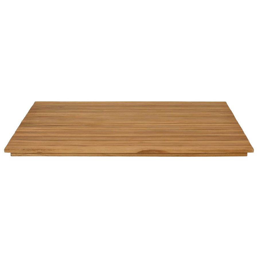 Tafelblad 90 x 90 x 3,5 cm Vierkant Massief Teakhout Naturel