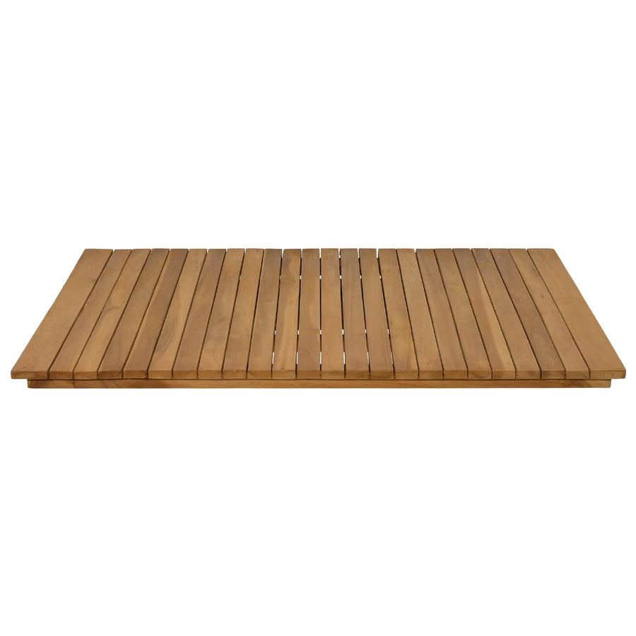 Tafelblad 90 x 90 x 3,5 cm Vierkant Massief Teakhout Naturel