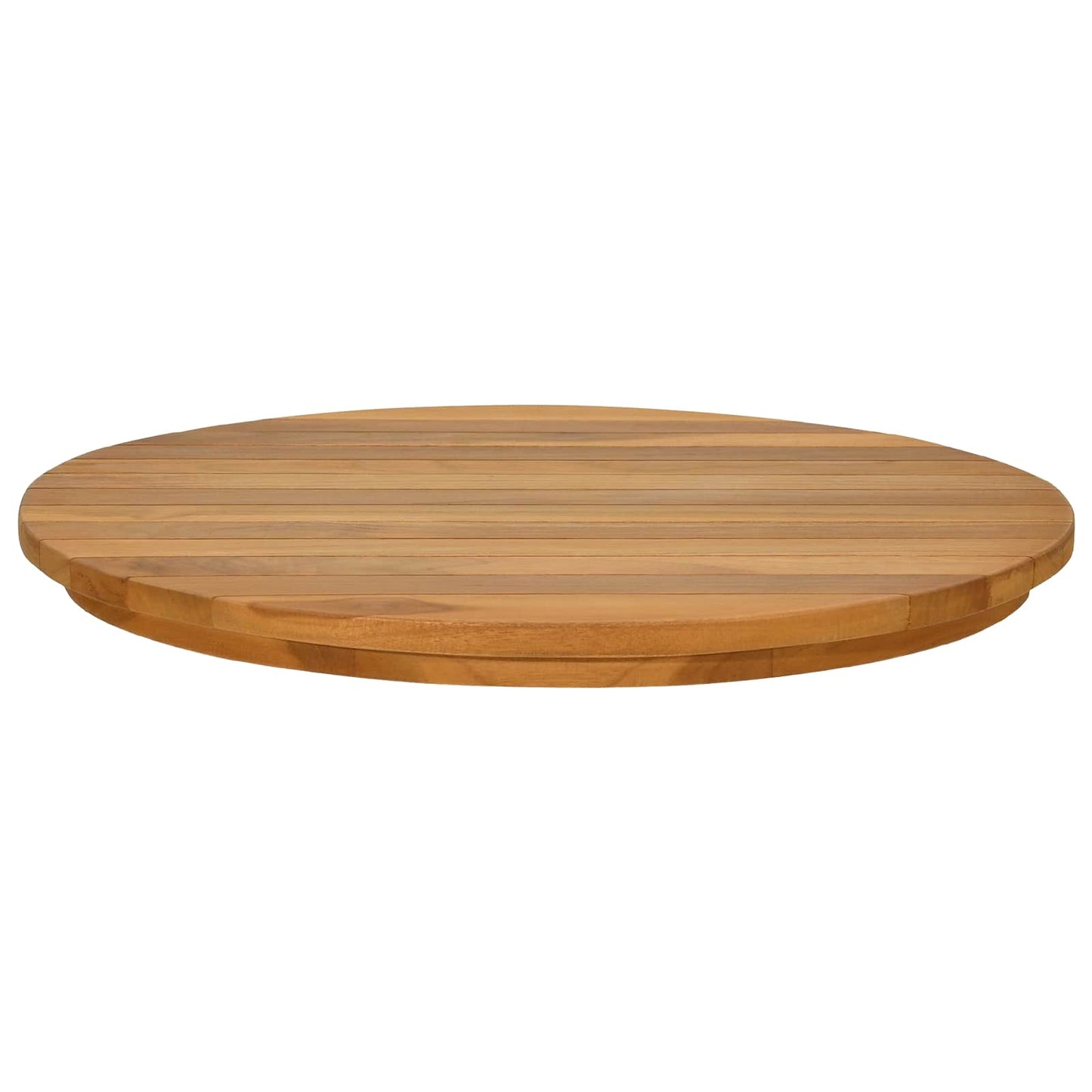Tafelblad Ø 50 x 3,5 Rond Massief Teakhout Naturel