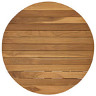 Tafelblad rond Ø50x3,5 cm teakhout naturel