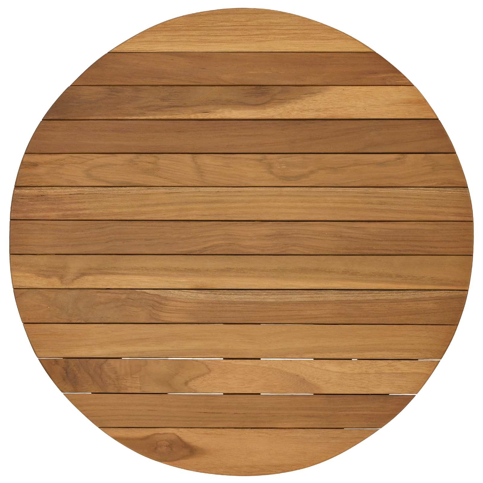 Tafelblad Ø 50 x 3,5 Rond Massief Teakhout Naturel
