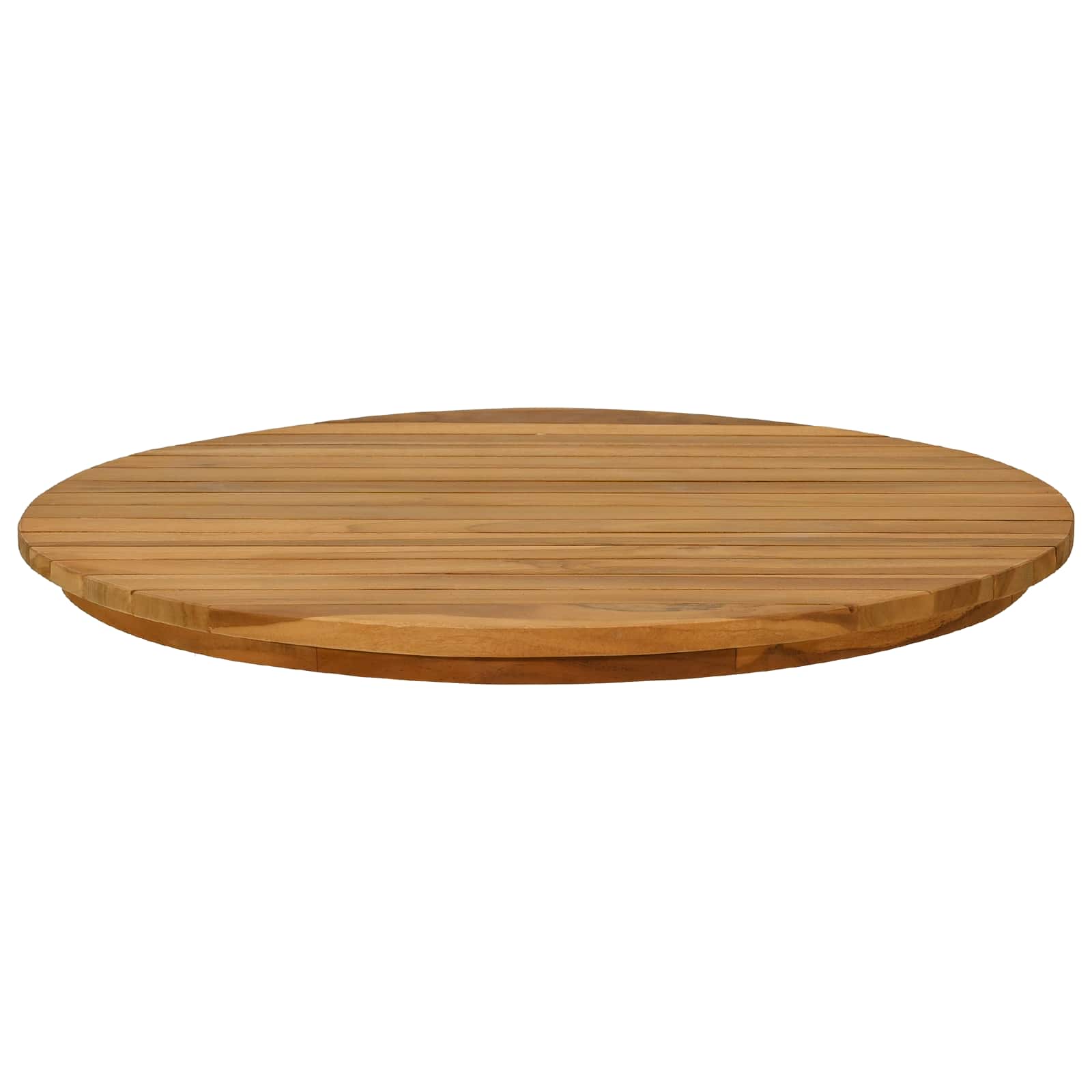 Tafelblad Ø 60 x 3,5 Rond Massief Teakhout Naturel
