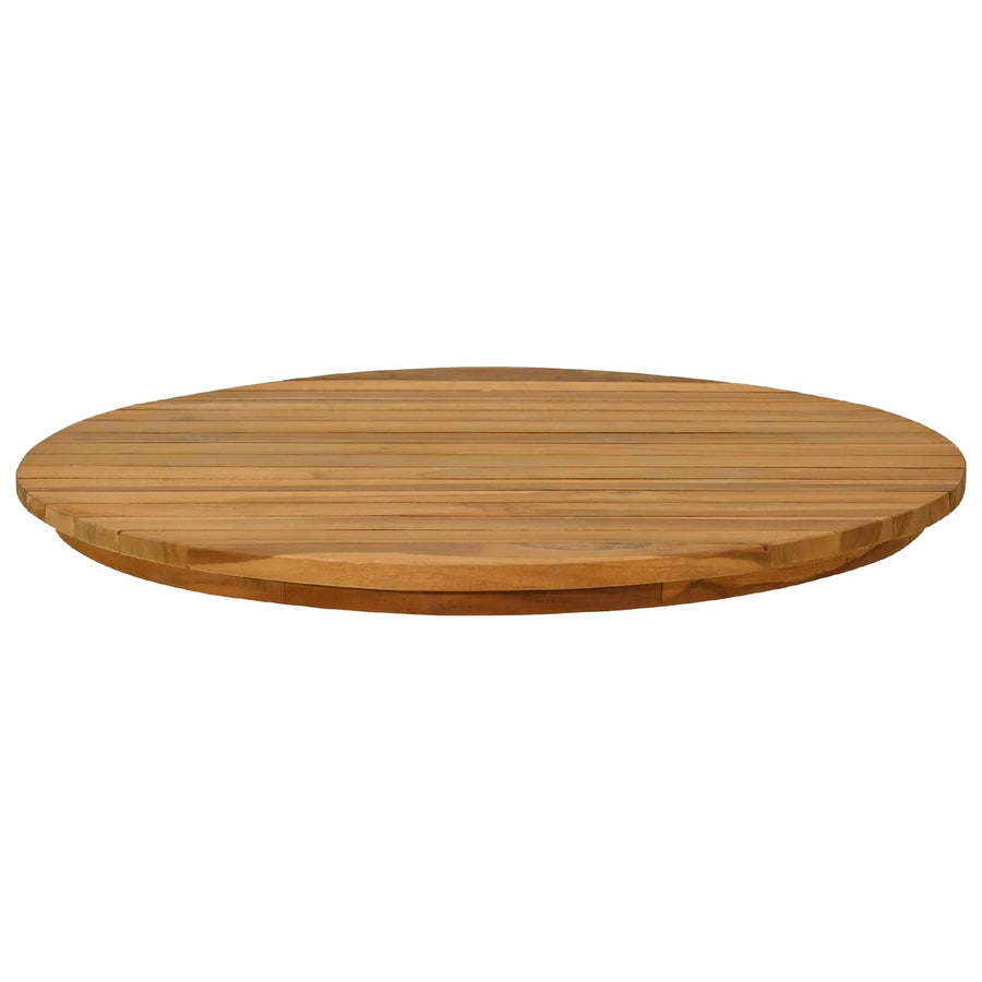 Tafelblad Ø 60 x 3,5 Rond Massief Teakhout Naturel