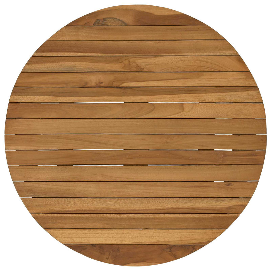 Tafelblad Ø 60 x 3,5 Rond Massief Teakhout Naturel