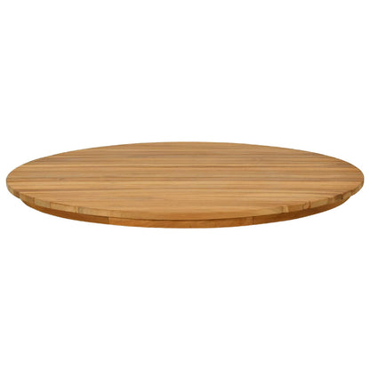 Tafelblad Ø 70 x 3,5 Rond Massief Teakhout Naturel